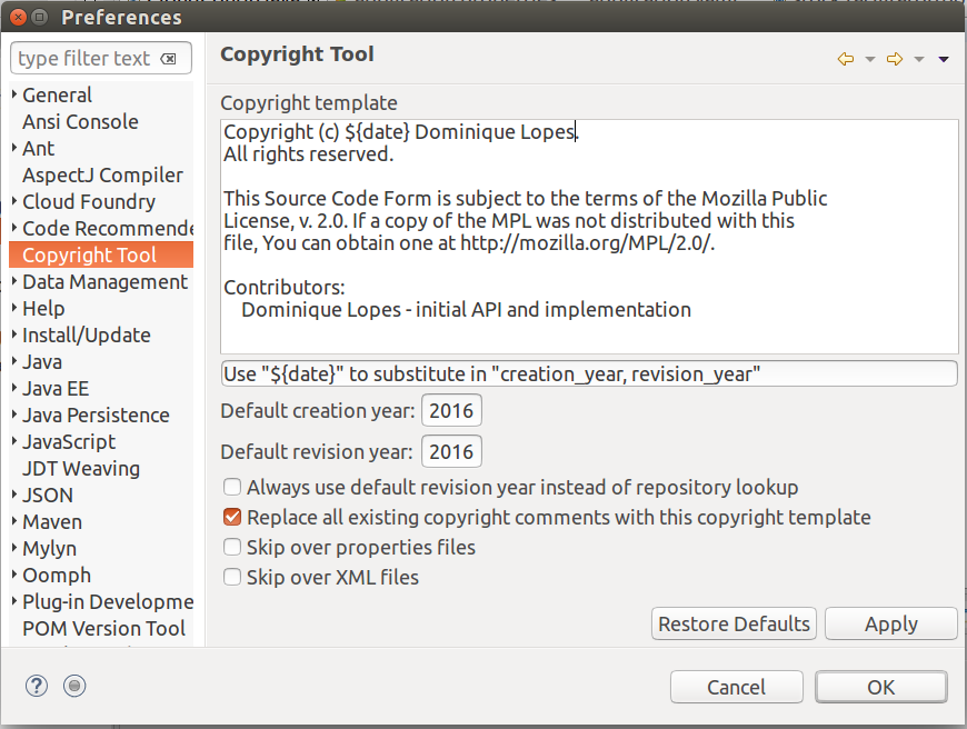 use releng 1
