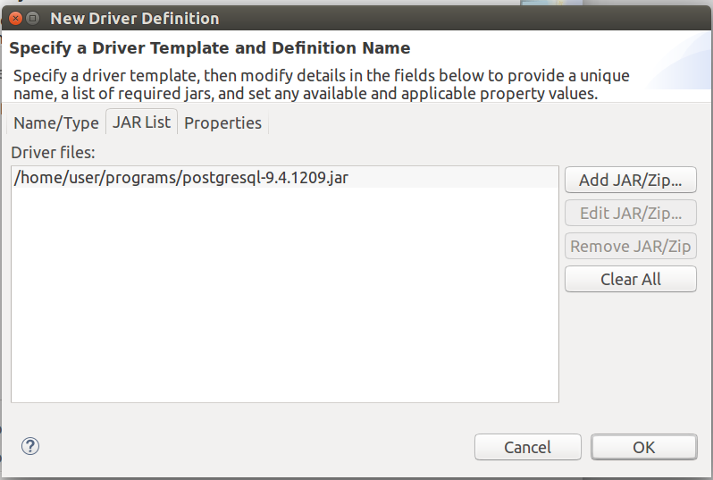 create db connection5